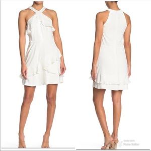 Parker White Rikki Ruffle Dress